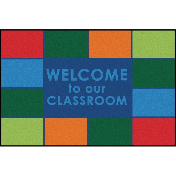 Carpets For Kids Carpets for Kids 36.6 3 ft. x 4 ft. 6 in. Rectangle Classroom Welcome Rug 36.6